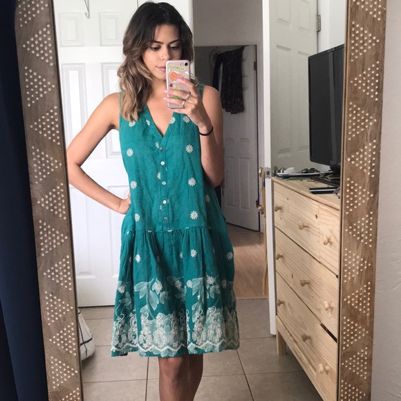 Anthropologie Embroidered Maeve Dress - Picture 2 of 8